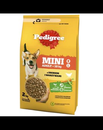 PEDIGREE Adult MINI 6x2kg carne de pasare si legume hrana uscata caini adulti rase mici