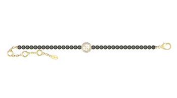 Guess Brățară de tenis pentru femei Paradise JUBB05142JWYGBK 18,4 cm