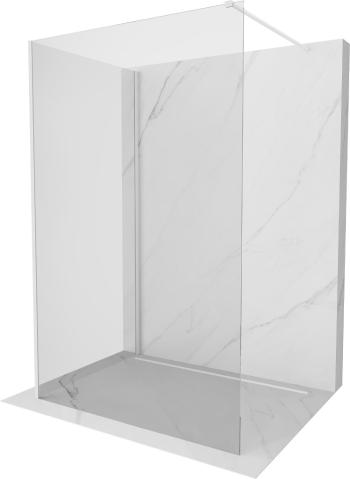 MEXEN/S Kioto Sprchová zástěna WALK-IN 120 x 70, transparent, bílá 800-120-212-20-00-070
