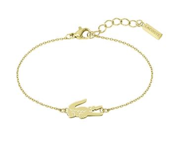 Lacoste Brățară decentă placată cu aur pentru femei Crocodile 2040047