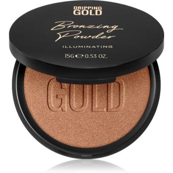 Dripping Gold Luxury Tanning Bronzing Powder pudra compacta pentru bronzat corp si fata culoare Illuminating 15 g