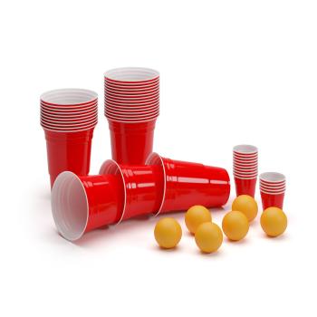 BeerCup Federer Ultimate Ber Pong pachet pentru petrecere, Red Cups, Shot Cups, inclusiv biluțe