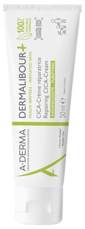 A-DERMA Cremă reparatoare Dermalibour+ (Repairing CICA-Cream) 50 ml