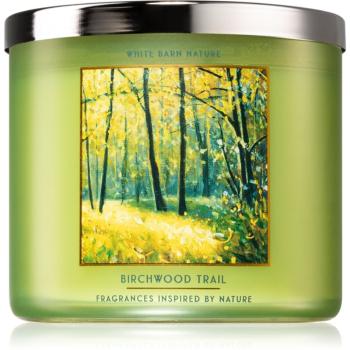 Bath & Body Works Birchwood Trail lumânare parfumată 411 g