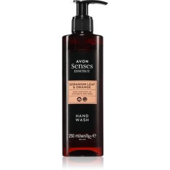 Avon Senses Essence Geranium Leaf & Orange sapun lichid revigorant cu efect de hidratare 250 ml