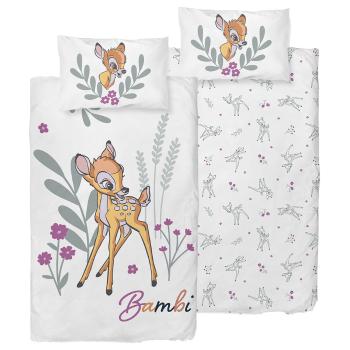 Pat de pătuț Bambi Flower World , 100 x 135 cm, 40x 60cm