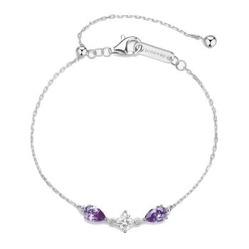 Brosway Brățară din argint cu pietre de zircon cubic Magic Purple Fancy FMP114