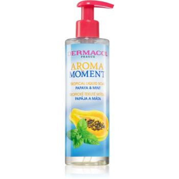 Dermacol Aroma Moment Papaya & Mint Săpun lichid pentru mâini 250 ml