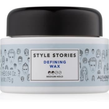 Alfaparf Milano Style Stories The Range Paste ceara modelatoare pentru par fixare medie Defining Wax 75 ml