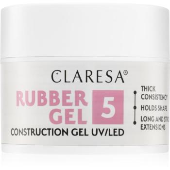 Claresa Rubber Gel Construction Gel UV/LED Gel pentru extensiile unghiilor culoare 05 45 g