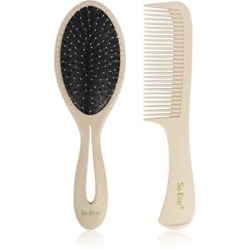 So Eco Biodegradable Detangling Hair Set set de perii pentru păr