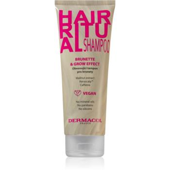 Dermacol Hair Ritual șampon regenerator pentru nuante de par castaniu 250 ml