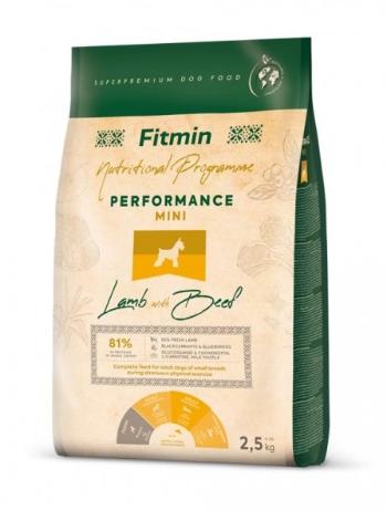 Fitmin Mini Performance Lamb with Beef granule pro psy 2,5 kg