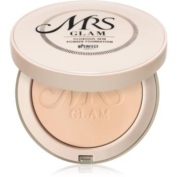 BPerfect Mrs Glam Glorious Skin pudra compacta pentru un aspect mat culoare 03 Light Warm 70 g