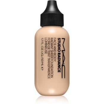 MAC Cosmetics Studio Radiance Face and Body Radiant Sheer Foundation machiaj cu acoperire ușoară pentru față și corp culoare W0 50 ml