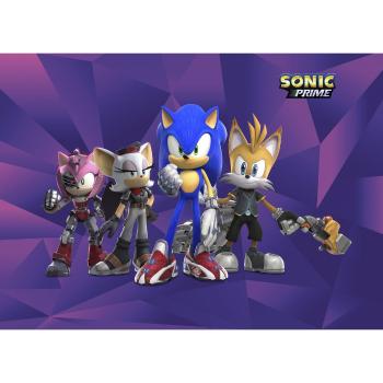 Tapet foto pentru copii Sonic 254 x 182 cm, 4părți