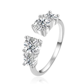 Agato Inel din argint sclipitor cu zircon AGT-R06W42 62 mm