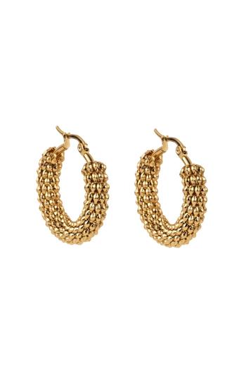 Marc Malone Cercei originali placați cu aur Ayla Gold Earrings MCE250201G