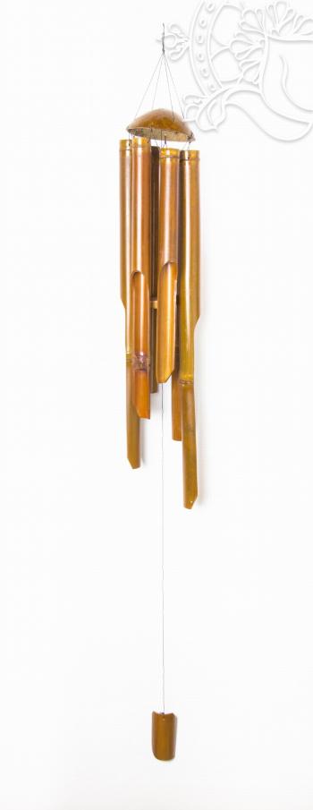 Bambusz szélcsengő, antik - 170 cm