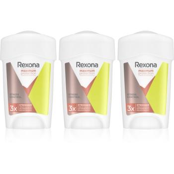 Rexona Maximum Protection Stress Control crema antiperspirantă pentru a reduce transpirația ambalaj economic