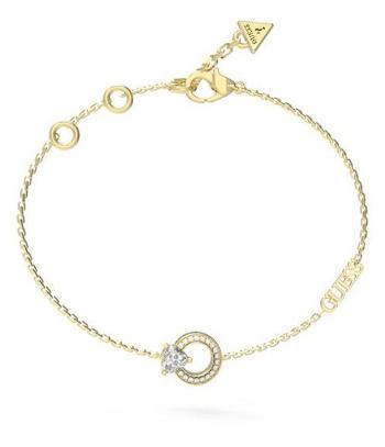 Guess Brățară placată cu aur și zirconi M`ama Non M`ama JUBB04663JWYG 21 cm