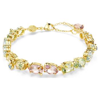 Swarovski Brățară unică cu cristale colorate strălucitoare Tennis Gema 5705808