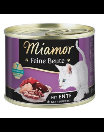 MIAMOR Feine Beute Duck hrana din rata, pentru pisica 185g