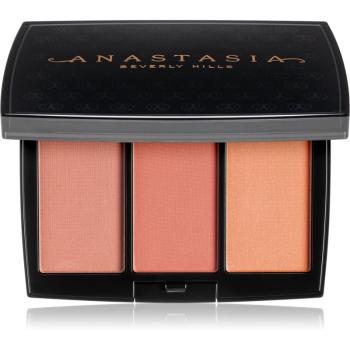 Anastasia Beverly Hills Blush Trio paleta fard de obraz culoare Peachy Love 9 g