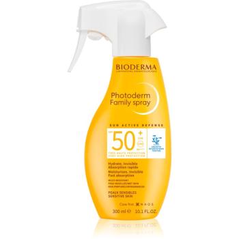 Bioderma Photoderm Sun active defense spray facial revigorant cu protecție solară SPF 50+ 300 ml