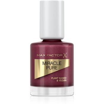 Max Factor Miracle Pure lac de unghii cu rezistenta indelungata culoare 373 Regal Garnet 12 ml