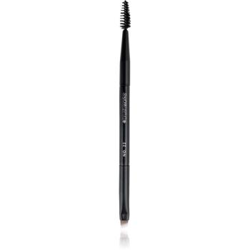 Brushworks Double Ended Brow Brush And Spoolie perie de sprâncene cu două capete NO. 22 1 buc