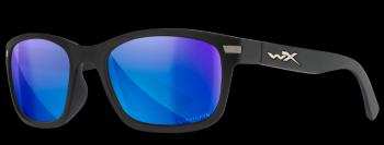 Wiley x polarizačné okuliare helix captivate polarized blue mirror smoke grey matte black