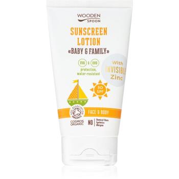 WoodenSpoon Baby & Family loțiune de protecție solară SPF 30 150 ml