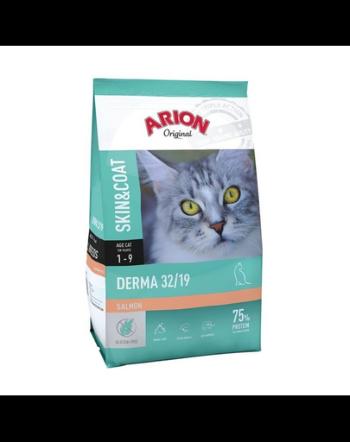 ARION Original Derma Skin &amp; Coat 32/19 7,5 kg hrana pisici cu afectiuni dermatologice