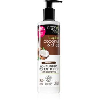 Organic Shop Natural Coconut & Shea balsam hidratant pentru păr uscat și deteriorat 280 ml