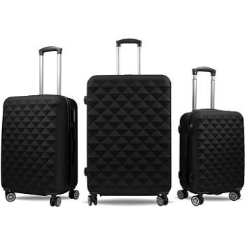 Aga Travel Súprava cestovných kufrov MR4655 Čierna (MR4655-Black)