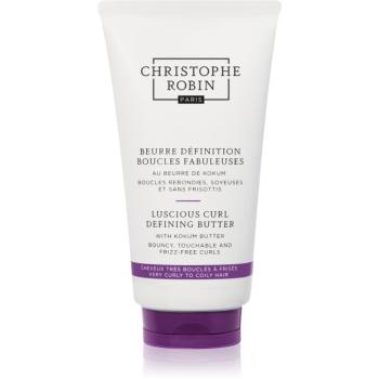 Christophe Robin Luscious Curl Defining Butter with Kokum Butter unt de modelare pentru par ondulat si cret 150 ml