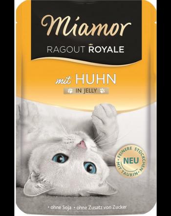 MIAMOR Ragout Royale in Jelly Chicken plic in aspic pentru pisica 100 g cu pui