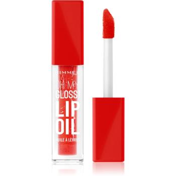 Rimmel Oh My Gloss! Lip Oil ulei pentru buze cu efect de hidratare culoare 004 Vivid Red 4,5 ml