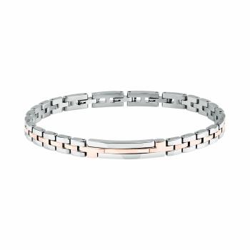 Trussardi Brățară de lux bicoloră din oțel T-Steel TJAXV02