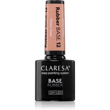 Claresa UV/LED Base Rubber baza gel pentru unghii culoare 12 5 g