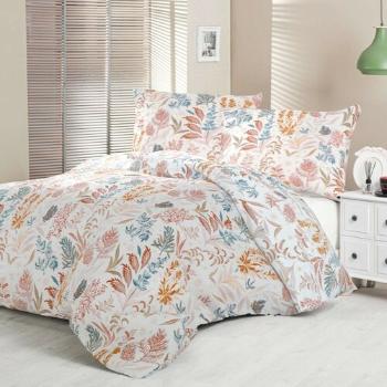 Kvalitex Satin lenjerie de pat Luxury Collection Coral garden, 220 x 200 cm, 2 buc. 70 x 90 cm