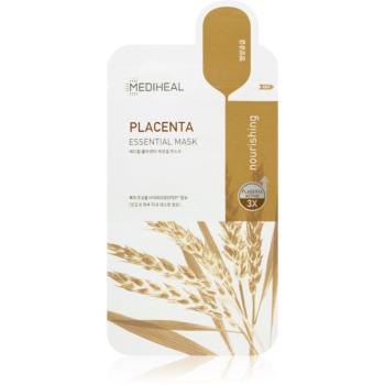 MEDIHEAL Essential Mask Placenta mască textilă nutritivă 24 ml