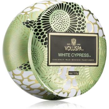 VOLUSPA Japonica Holiday White Cypress lumânare parfumată în placă 113 g