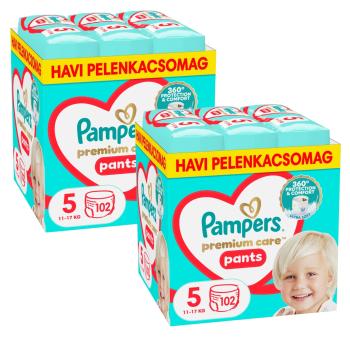 Pampers Premium Care Pants 2 havi Pelenkacsomag 11-17kg Junior 5 (204db)