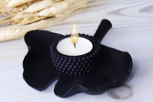 Decoratiune, CY0345, 13x14 cm, Poliester, Negru