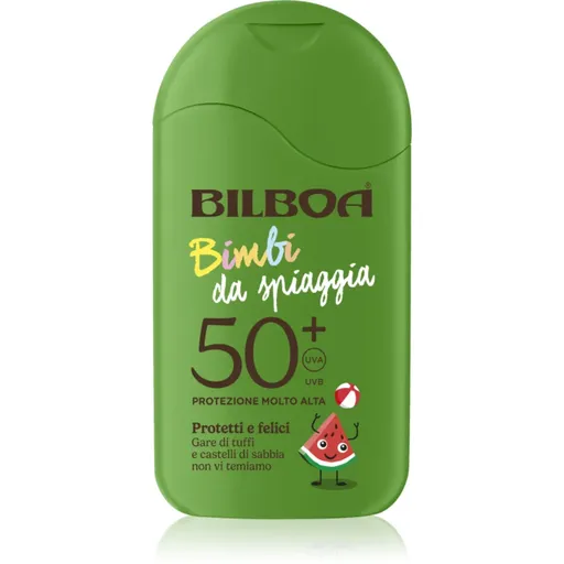 Bilboa Bimbi Latte lotiune de protectie solara pentru cpoii SPF 50+ 200 ml