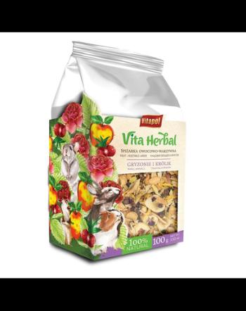 VITAPOL Hrana complementara chinchilla, cu fructe si legume 100 g