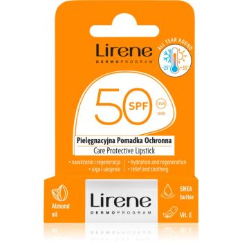Lirene Care Protective Lipstick balsam de buze protector cu efect de hidratare SPF 50 4.6 g