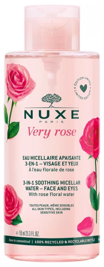 Nuxe Apă micelară calmantă Very Rose (3-in1 Soothing Micellar Water) 750 ml